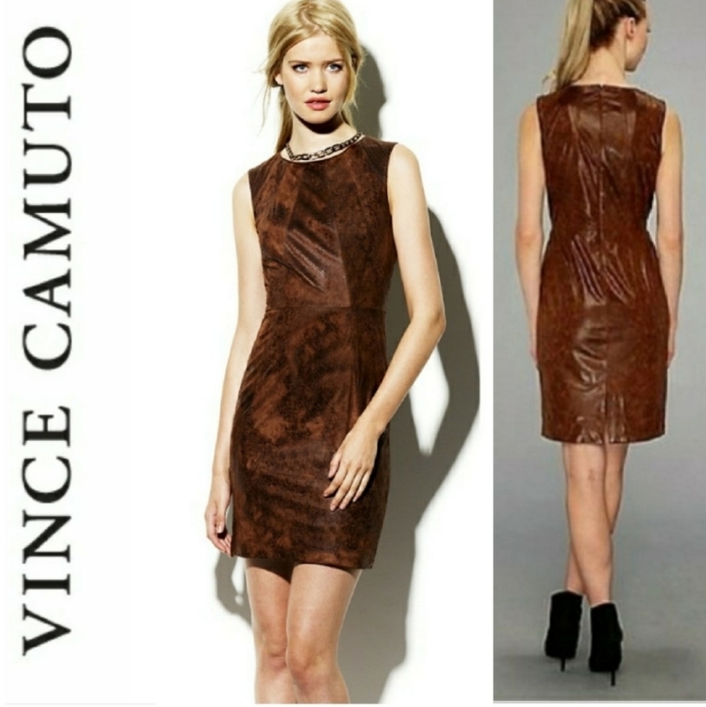 Vince Camuto Faux Leather Sheath

Dress